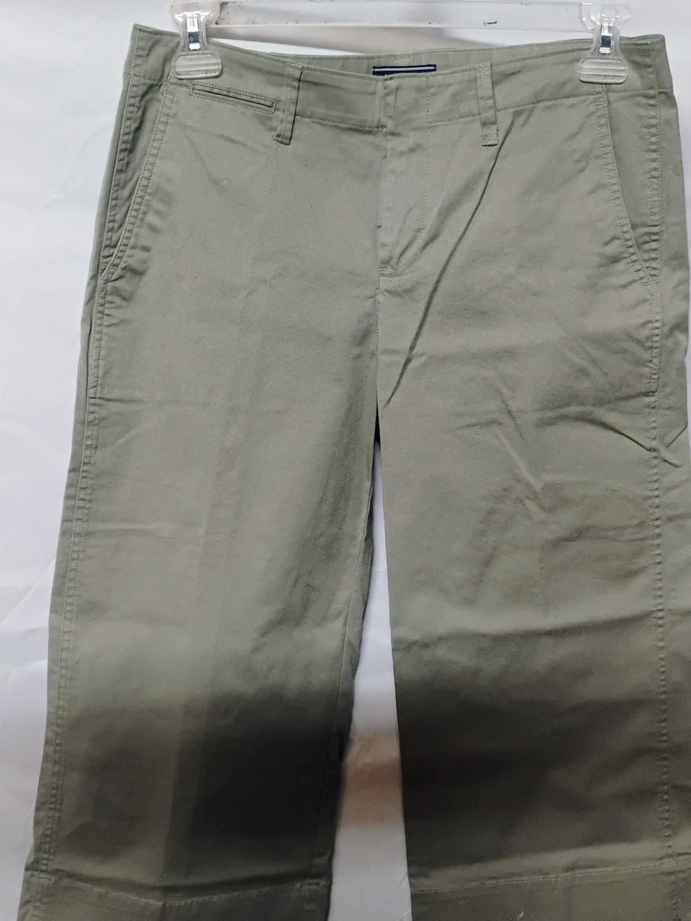 Women's Mid rise Wide Leg Khaki Pants